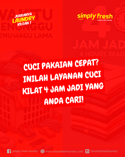 Natural Laundry: Solusi Cuci Cepat untuk Warga Cilacap yang Sibuk